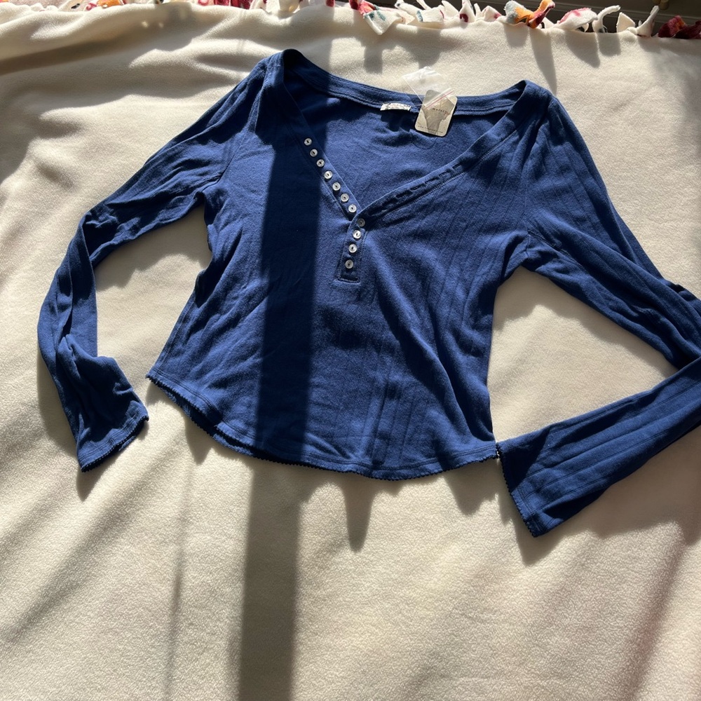 Free People Button Up Long Sleeve